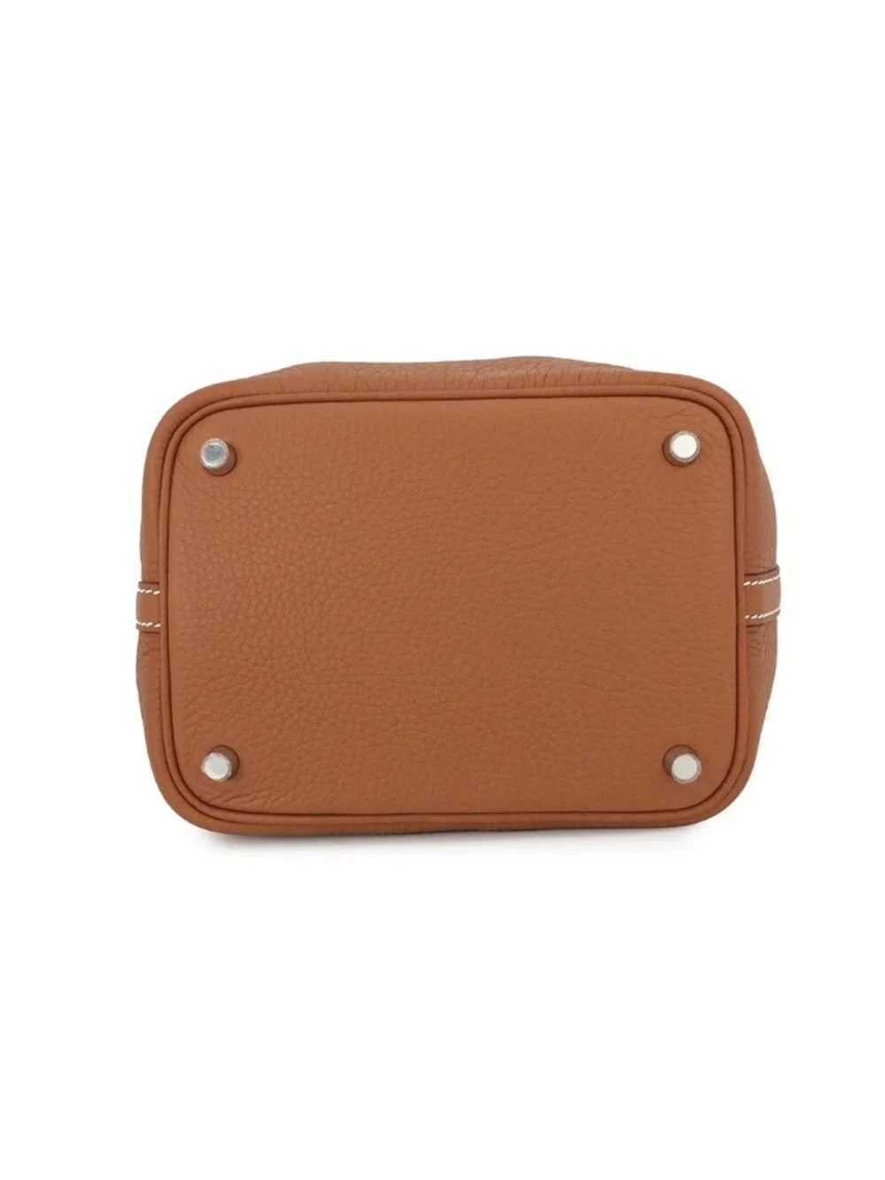 Hermes Handbag Picotin Lock PM Gold Silver Taurillon Clemence Tote